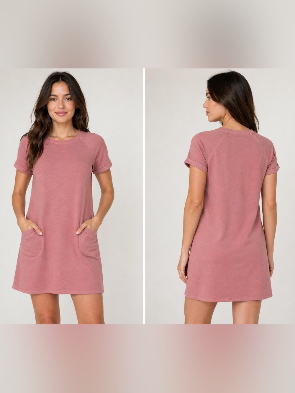 Sincerely Jules NWT Women’s Small Rose Above The Knee Sweatshirt Dress